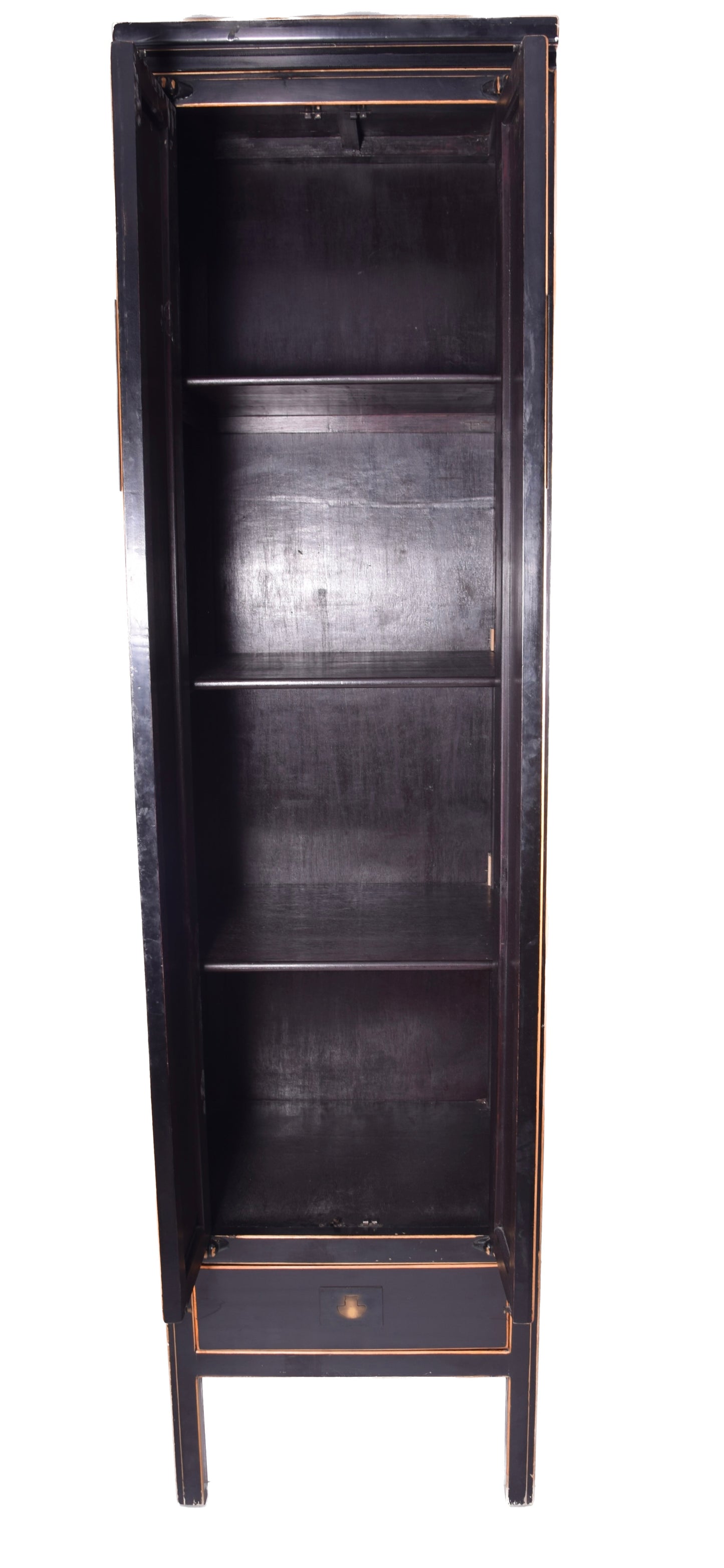 Unikatowa Chińska Szafa Smukła Kolonialna 230 cm! Vintage II poł. XX w.
