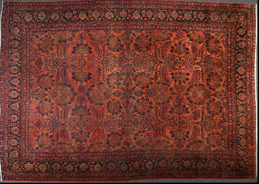 Dywan Sarouk Amerykański Iran antyk 1920-1940 rok 382x325 cm