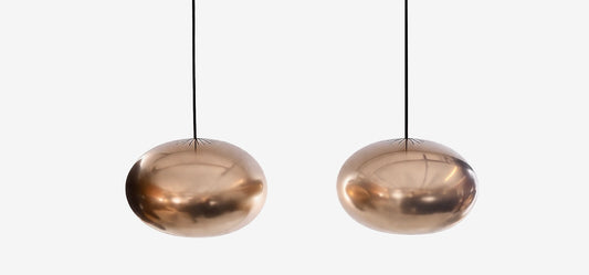 Para lamp , styl Jo Hammerborg / Fog & Mørup 60/70r typ UFO disk 32x15cm